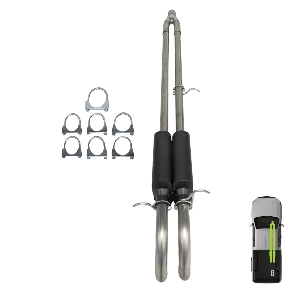 GMC/Chevy 2007-2011,  6.0L - MPI Bullnoze Series