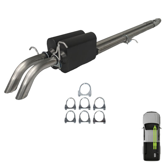 GMC/Chevy, 2014-2018, 6.2L - MPI Bullnoze Exhaust Series