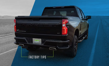 GMC/Chevy, 2019-2026, 5.3L & 6.2L (IB), Clamp/On - Truck Cat-Back Dual Exhaust Kits