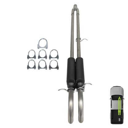 GMC/Chevy, 2019-2026, 5.3L - MPI Bullnoze Exhaust Series