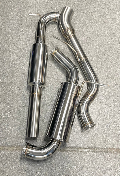 CCdesign **MK7.5** VW Golf GTI 3" Single Exit Catback Exhaust (Passenger Side)