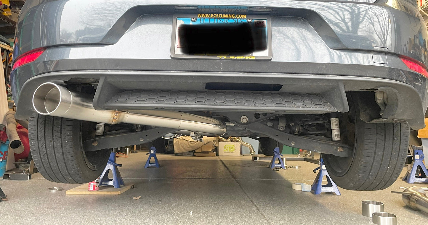 CCdesign **MK7** VW Golf GTI 3" Single Exit Catback Exhaust (Driver Side)