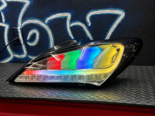 NTXGlow Clear RGB Tail Lights (2010–2016 Hyundai Genesis Coupe)