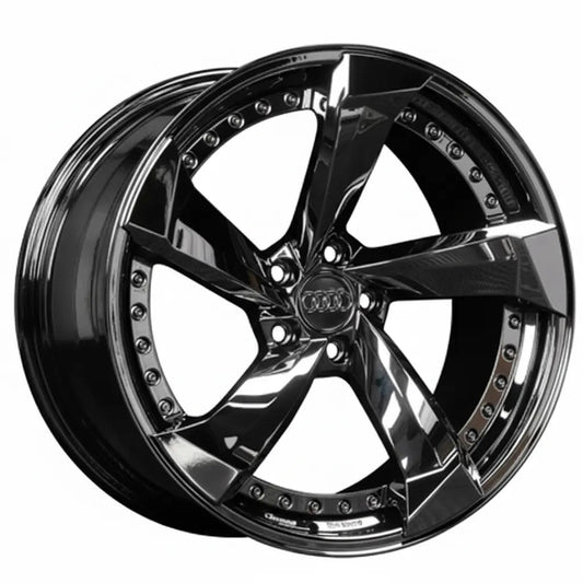 Set of Forged 2-Piece Audi  E-TRON / Q8 "Rotor" Style Wheels