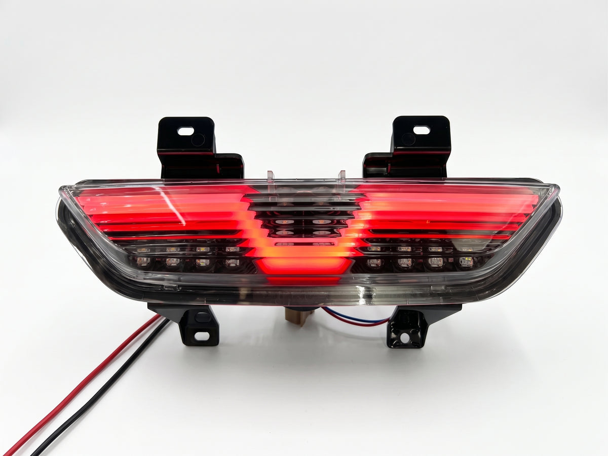 Clear lens LED backup light for 2018-2023 Ford Mustang rear bumper