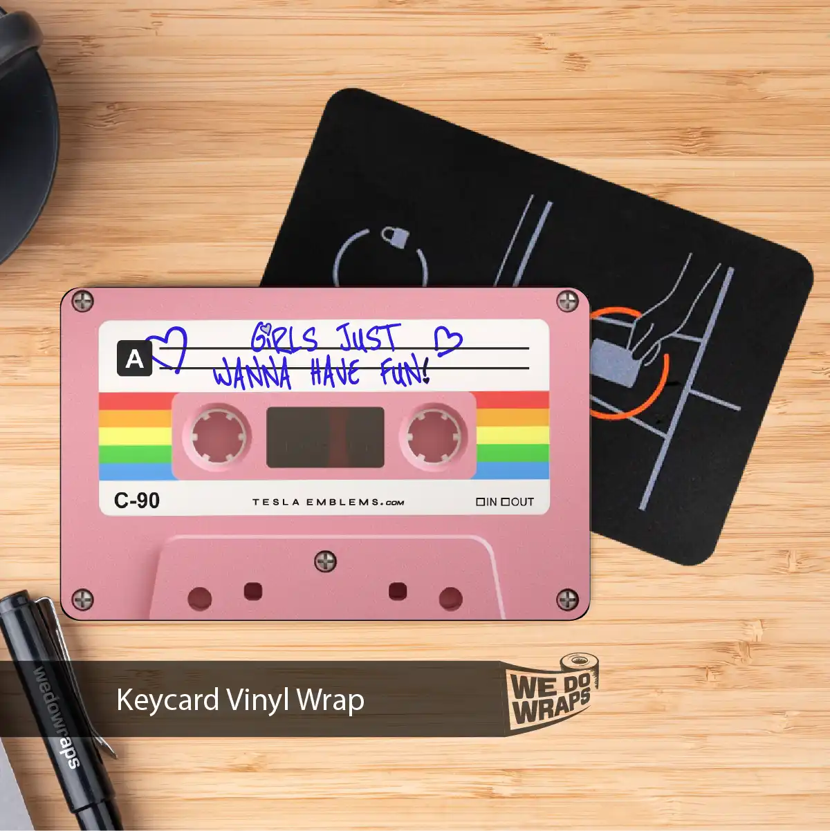 Girls Mix Tape | NFC Key Card Wrap