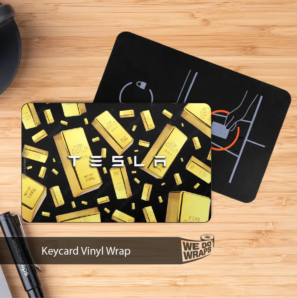 Gold Bars | NFC Key Card Wrap