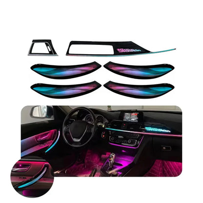 BMW 3 Series F30 / F31 / F34 / F35 / 3GT & 4 Series F36 Gran Coupe Interior 64-Color LED Ambient Light Kit 2013 - 2019