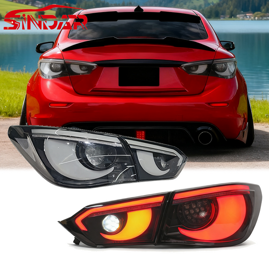 2013–2017 Infiniti Q50 VQ37 Hawkeye Style LED Taillight Assembly
