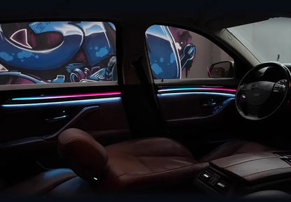 BMW 5 Series F10 / F11 / F18 RHD Interior 64-Color Dynamic Symphony LED Ambient Light Kit 2010 - 2018