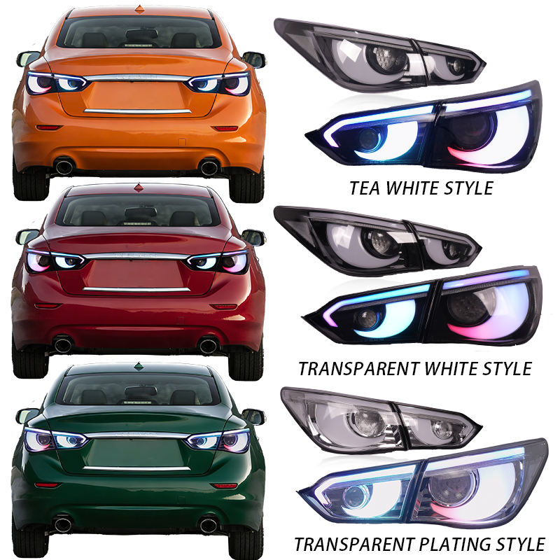 2013–2017 Infiniti Q50 / Q50S RGB Hawkeye Style Taillights
