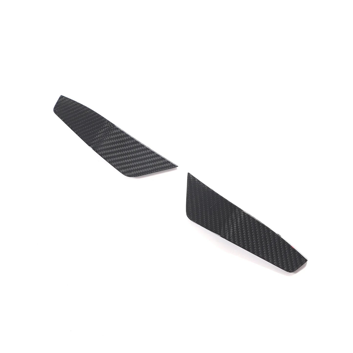 Audi RS7 Sportback 4-Door Dry Carbon Fiber ABT-Style Front Bumper Canards 2020 - 2021