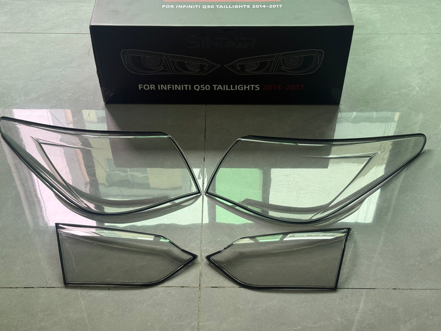 2013–2017 Infiniti Q50 Hawkeye Style LED Taillight Lampshade