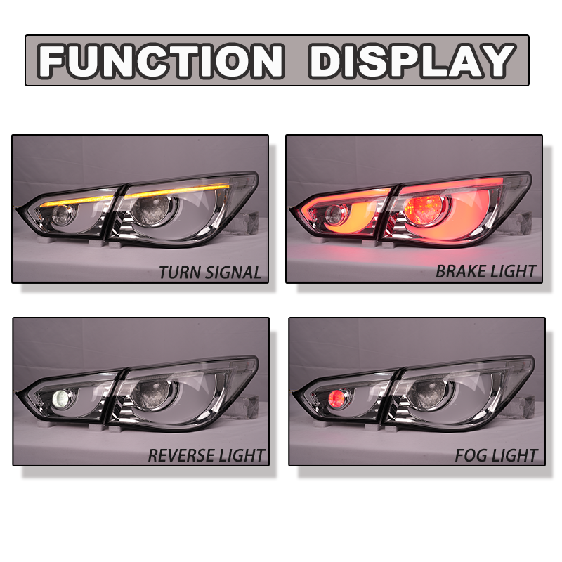 2013–2017 Infiniti Q50 / Q50S RGB Hawkeye Style Taillights
