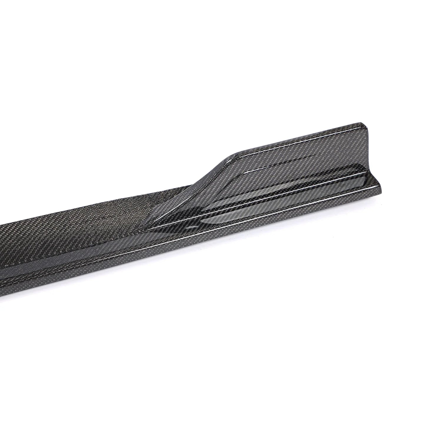 Audi A5 S-Line / S5 B9 Sportback 4-Door Carbon Fiber Side Skirt Extensions 2017 - 2019