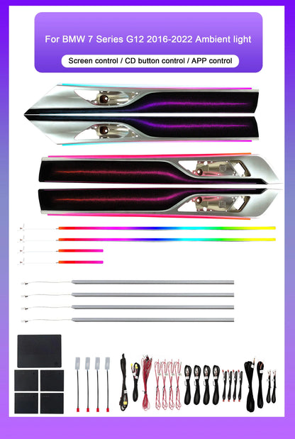 BMW 7 Series G11 / G12 Interior 64-Color Galaxy Style LED Ambient Light Kit 2015 - 2022