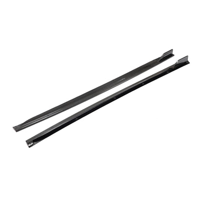 Audi A5 S-Line / S5 B9 Sportback 4-Door Carbon Fiber Side Skirt Extensions 2017 - 2019