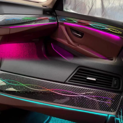 BMW 5 Series F10 / F11 / F18 Interior 64-Color Symphony LED Ambient Light Kit 2011 - 2017