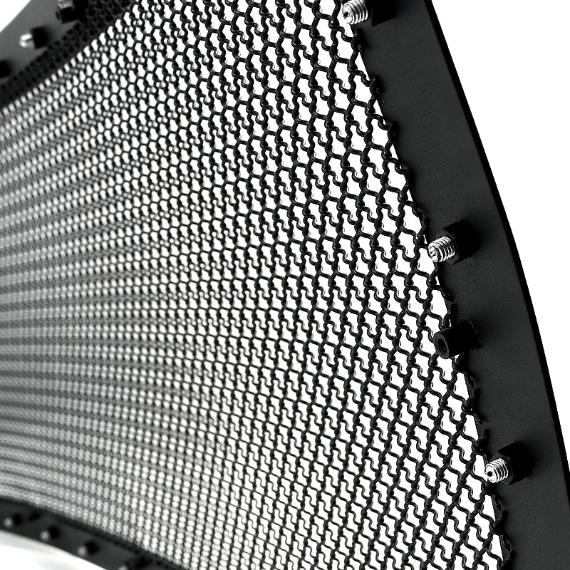 2009-2012 Ford F-150 Rivet Style Black Stainless Steel Mesh Grille  Center Insert