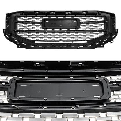 2017-2019 GMC Acadia Glossy Black Denali Style Mesh Front Upper Hood Grille