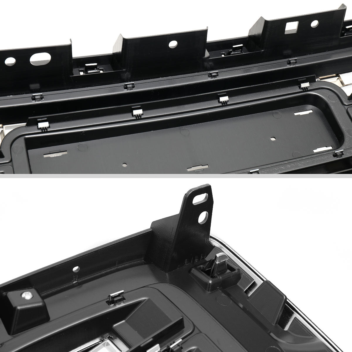 2017-2019 GMC Acadia Glossy Black Denali Style Mesh Front Upper Hood Grille