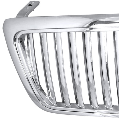2004-2008 Ford F-150/ 2006-2008 Lincoln Mark LT Chrome ABS Vertical Front Grille