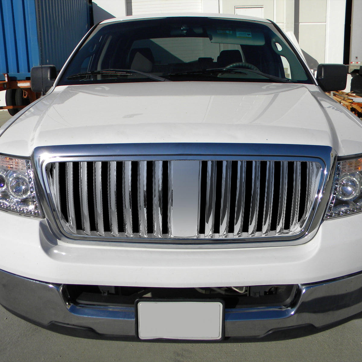 2004-2008 Ford F-150/ 2006-2008 Lincoln Mark LT Chrome ABS Vertical Front Grille