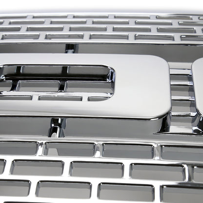 2009-2014 Ford F-150 Chrome Raptor Style Mesh Grille with LED Light Bar
