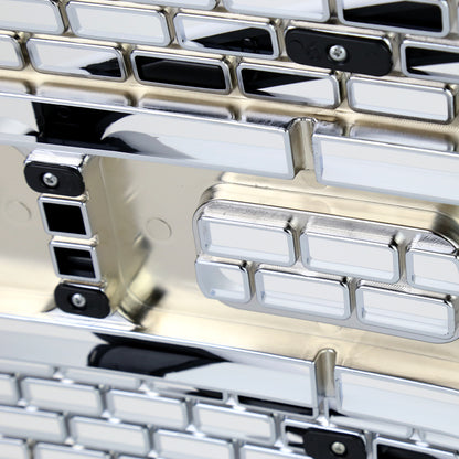 2009-2014 Ford F-150 Chrome Raptor Style Mesh Grille with LED Light Bar