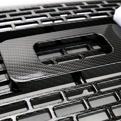 2009-2014 Ford F-150 Carbon Fiber Look Raptor Style Mesh Grille with LED Light Bar