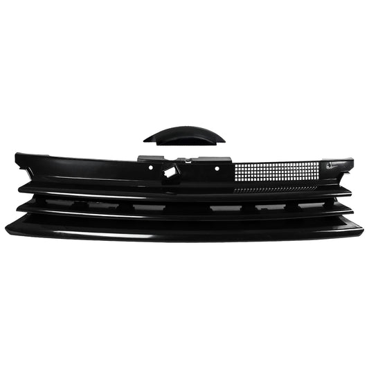 1999-2006 Volkswagen Golf/GTI/R32 Mk4 Glossy Black ABS Horizontal Style Grille