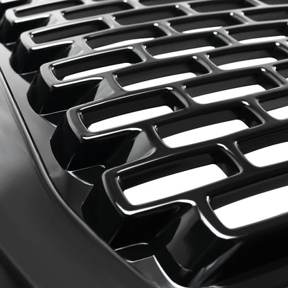 2014-2015 GMC Sierra 1500 Glossy Black ABS Denali Style Square Mesh Grille