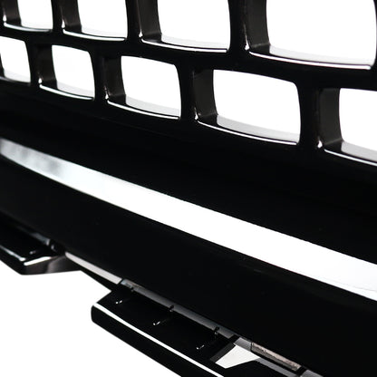 2014-2015 GMC Sierra 1500 Glossy Black ABS Denali Style Mesh Grille