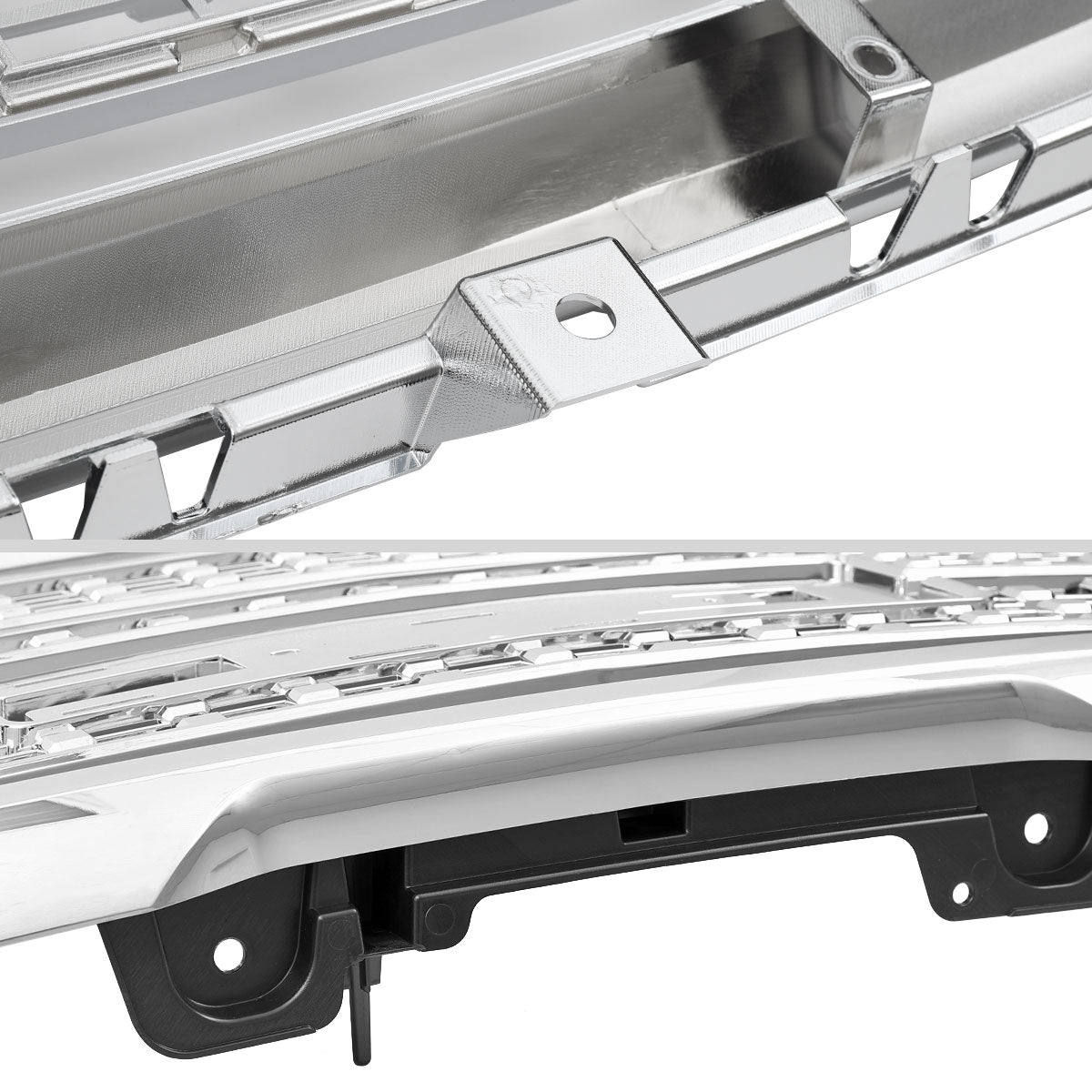 2016-2018 GMC Sierra 1500 Chrome Mesh Denali Style Hood Replacement Grille