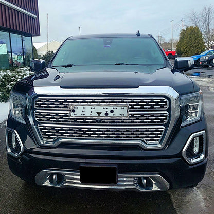 2019-2021 GMC Sierra 1500 Chrome Denali Style Mesh Front Upper Hood Grille