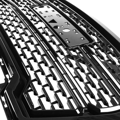 2019-2020 GMC Sierra 1500 Glossy Black ABS Mesh Grille