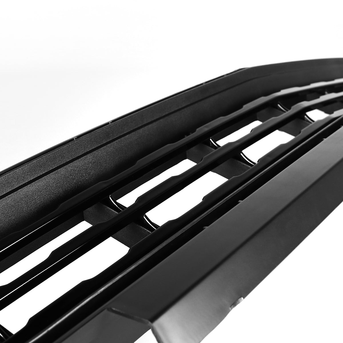 2015-2017 Ford Mustang Black ABS California Edition Style Upper & Lower Grille - 2PC