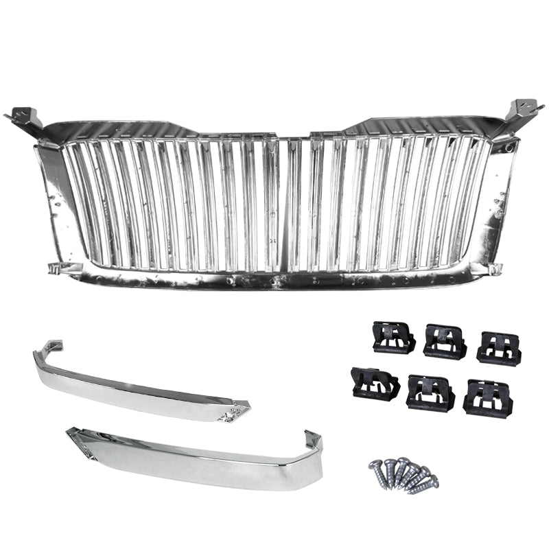 2003-2006 Chevrolet Silverado/Avalanche Chrome ABS Conversion Vertical Grille