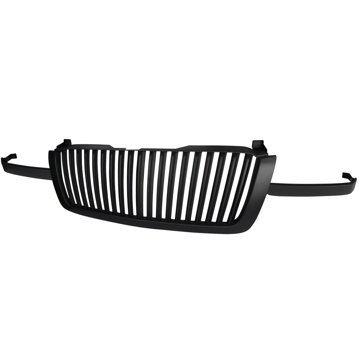 2003-2006 Chevrolet Silverado/Avalanche Matte Black ABS Conversion Vertical Grille