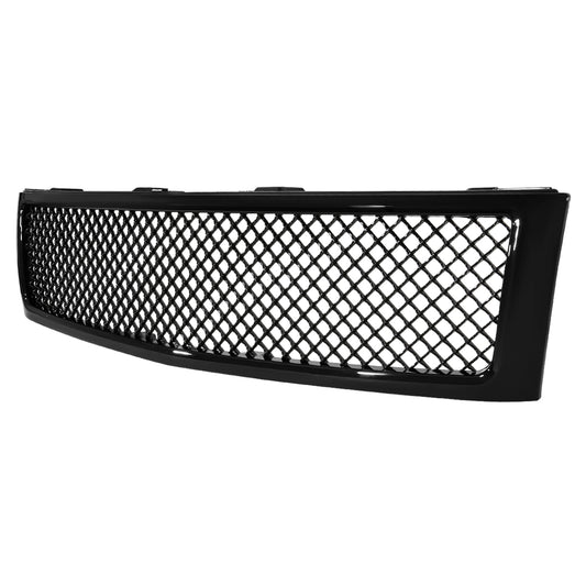 2007-2013 Chevrolet Silverado 1500 Glossy Black ABS Honeycomb Mesh Grille