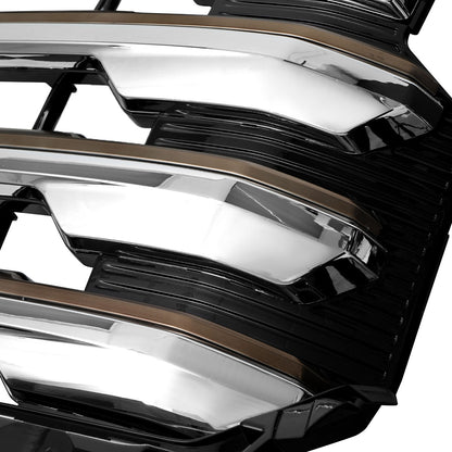 2022-2024 Chevrolet Silverado 1500 High Country Chrome Mesh Front Upper Hood Grille