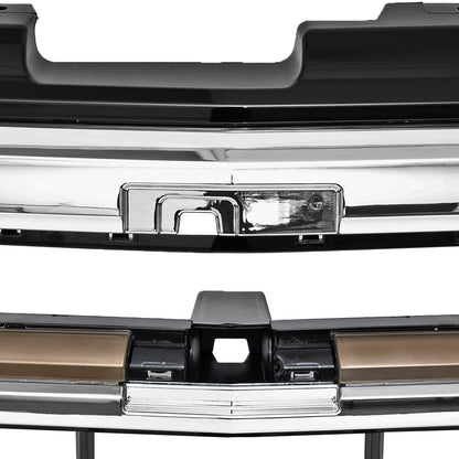 2022-2024 Chevrolet Silverado 1500 High Country Chrome Mesh Front Upper Hood Grille