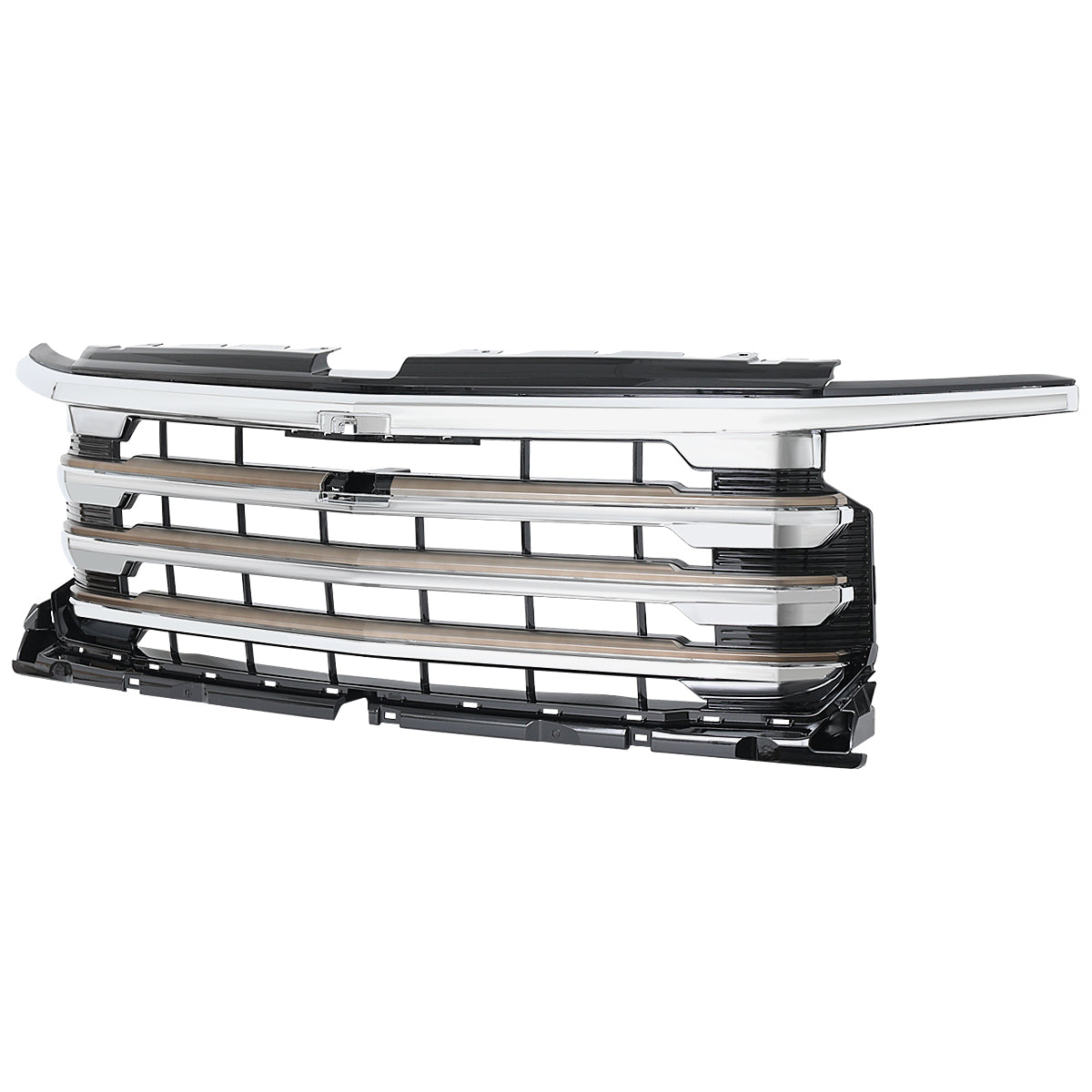 2022-2024 Chevrolet Silverado 1500 High Country Chrome Mesh Front Upper Hood Grille