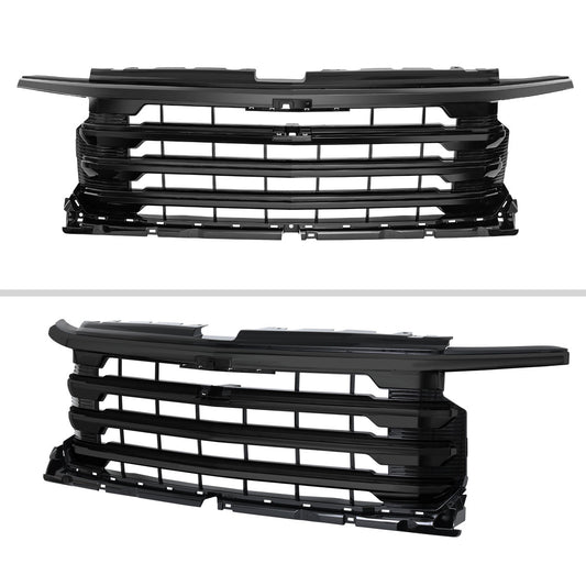 2022-2024 Chevrolet Silverado 1500 High Country Black Mesh Front Upper Hood Grille