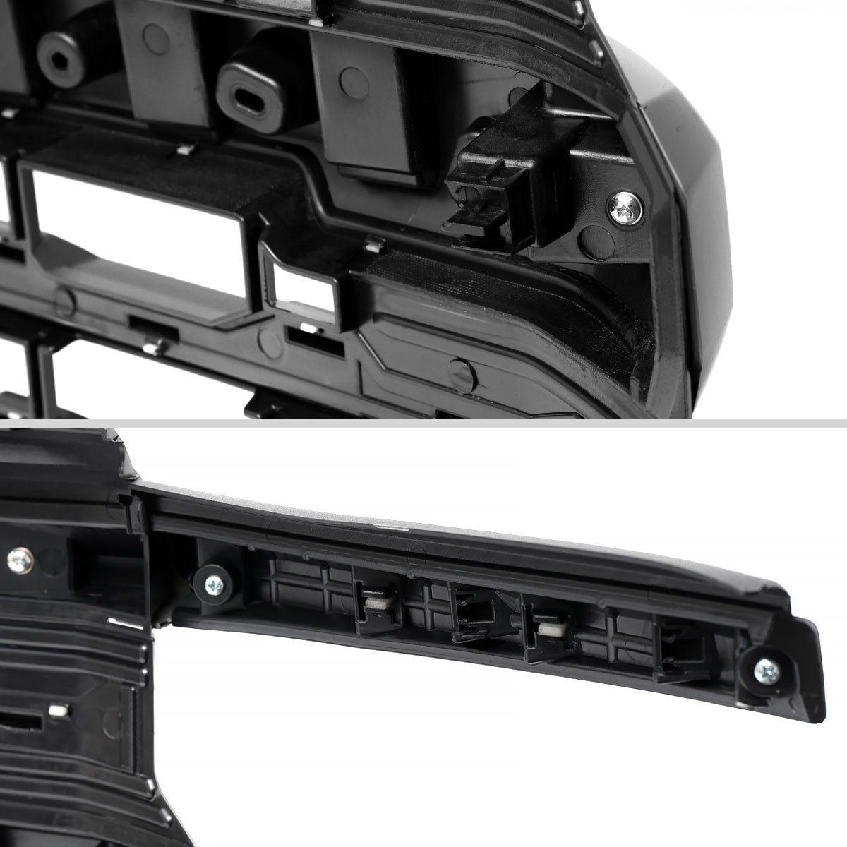 2022-2024 Chevrolet Silverado 1500 Glossy Black Mesh Front Upper Hood Grille