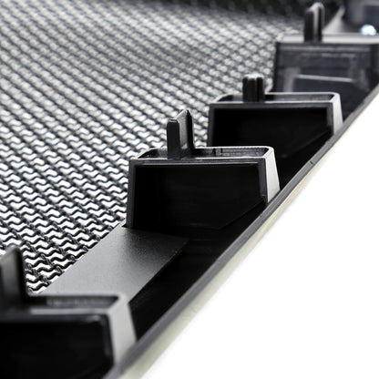 2007-2018 Jeep Wrangler Matte Black ABS Mesh Grille