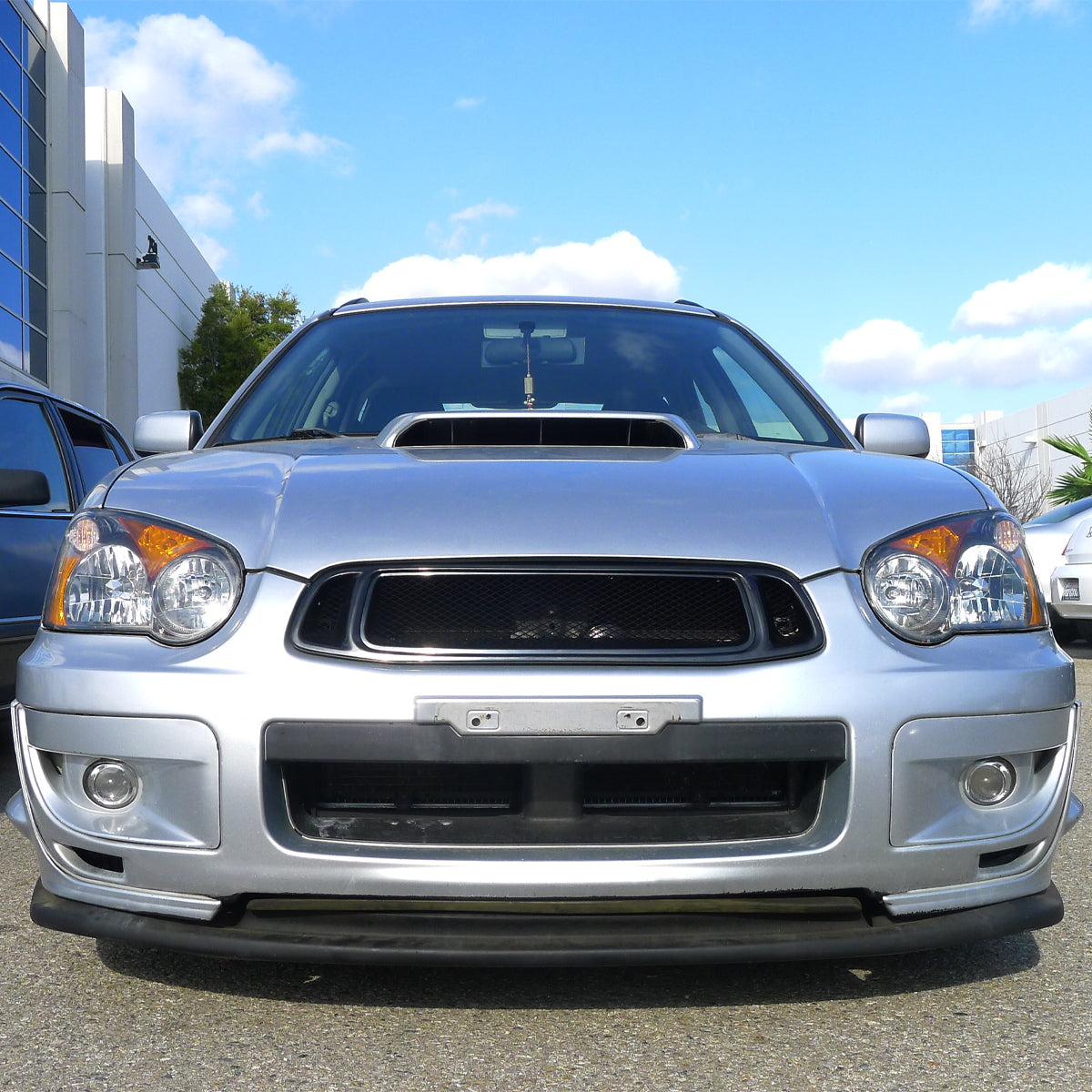 2004-2005 Subaru Impreza Black ABS Grille w/ Aluminum Mesh