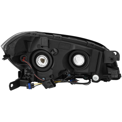 08-12 Chevrolet Malibu Chrome Housing Headlights with Amber Corner