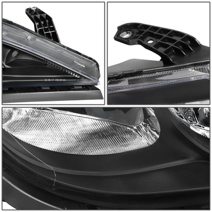 2017-2020 Chrysler Pacifica Black Housing Headlights w/ Clear Corner