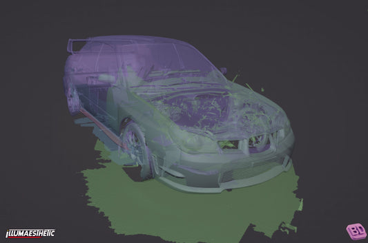 Subaru Impreza WRX STI Hawkeye (GD) 3D Scan (2006-2007)